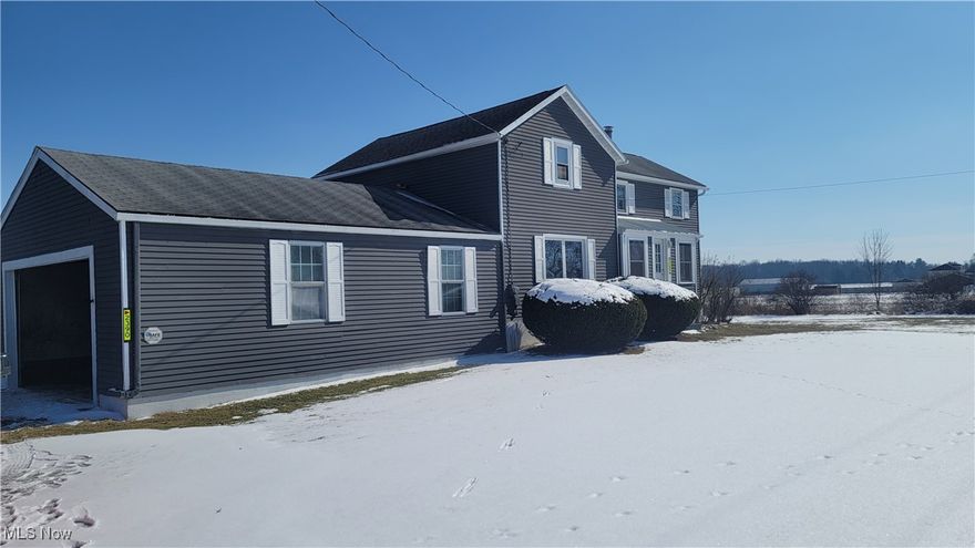 Welcome home to this darling 2 bedroom, 2 bathroom home with a cozy wood burning stove, gorgeous remodeled kitchen, large 2 plus car attached garage, plus a large outbuilding! Enjoy picturesque views of the countryside and pond from the 2nd story balcony or back deck! Main bedroom has a sitting room attached for extra space! Nature stone in the basement provides a clean space for a recreation room! 2nd story laundry provides ease of living. 2nd storage full bathroom with jacuzzi tub and mini wood burner!! All kitchen appliances and washer/dryer to remain! So much to enjoy with this home! Just move right in! Schedule your showings today.