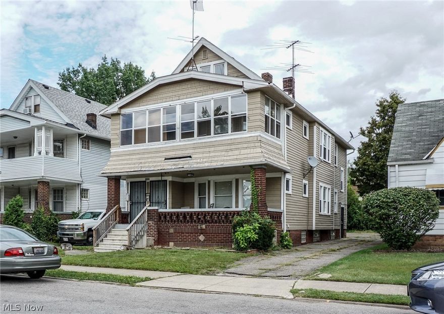 A great opportunity for an income investment or an owner occupant. This wonderful home is perfect for an investor or future owner occupant! This home has two units with two bedrooms and a full bath and a possible bonus space on the third floor which can be finished. Located near RTA and Van Aken Shopping Center, offering shopping & restaurants. Make you appointment today to see this well maintained 2 Family home.