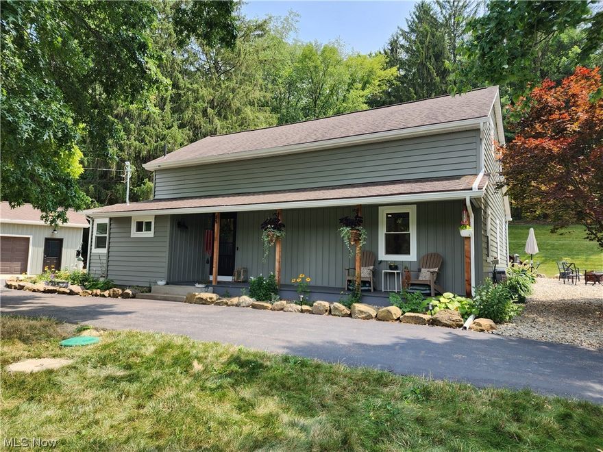 Welcome to your country oasis! This completely renovated 3 bedroom, 2 bathroom home on over 17 acres offers the perfect blend of modern comfort and rural charm.
With the newer roof, Pro Via Cedar Max insulated siding, along with an oversized 4 car garage, this mini farm is a dream for any nature enthusiast or hobby farmer.  Step inside to discover an inviting open concept layout, where the large kitchen seemlessly flows into the living room, creating an ideal space for family gatherings and entertaining. Enjoy the convenience of a first floor laundry room, bathroom, and master bedroom.  The bedrooms upstairs are connected by a corridor that is great for an additional play area or storage.  The second bedroom includes a changing room or office space and the upstairs full bathroom. A true gem for nature enthusiasts or anyone seeking a serene retreat. Watch wildlife from the dining room while enjoying dinner or sit and relax on the back deck the pasture opens up many more possibilities. Don't miss this chance to experience what this mini farm offers.