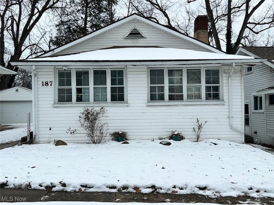 Ranch Home, 3 Bedrooms. Akron-Ellet. Live Onsite with Online Bidding. ABSOLUTE AUCTION, all sells to the highest bidder. ONLINE BIDDING BEGINS FRIDAY, FEBRUARY 13, 2026, AT 11:00 AM, AND AUCTION LIVE ON-SITE BIDDING WILL BEGIN WEDNESDAY, FEBRUARY 18, 2026, AT 12:00 PM. Investment opportunity home with a lot of potential. Single-level home built in 1919 with a living room, dining room, kitchen, 3 bedrooms, and 1 bathroom offering 1,154 sq. ft. of living space. Full unfinished basement, forced air HVAC, 100-amp electric panel, updated roof. The enclosed front porch is perfect for relaxing. The home is currently rented month-to-month for $850.00 plus utilities. The long-term tenant of 8-years desires to stay. Summit Co. parcel #6821646. Half-year taxes $1,151.00. City lot size .09 acre. Preview will be on auction day, starting at 10:00 AM.