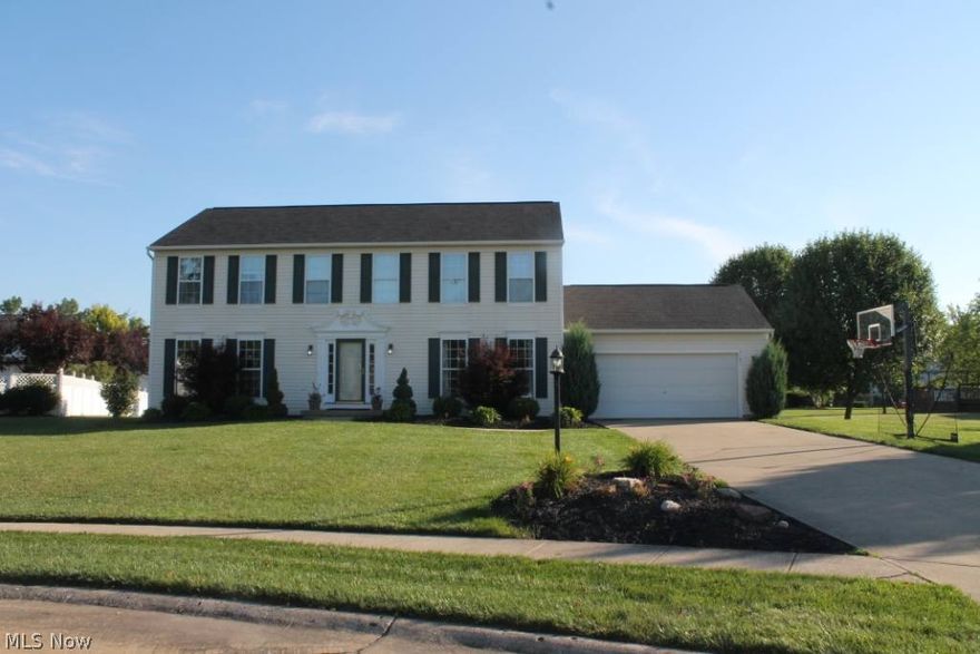 Nestled on a quiet cul de sac is a spacious 2500 sq. ft., 4 bedroom, 2.5 bath home. Get ready to entertain with this open floor plan along with a large back yard equipped with not 1 but 2 decks as well as a wooden playground.  The airy kitchen has all stainless appliances and is directly adjacent to the living room. Easy access to first-floor laundry room right off the oversized 2-car garage. The formal dining room and office space let an abundance of natural light into your new home. Spacious and bright bedrooms are located on the 2nd floor.  Beautiful hardwood flooring and high-end finishes are visible throughout the house.  Master bath includes a luxurious jetted Jacuzzi tub surrounded by custom tile work.  A large walk-in closet is also located off master bedroom. What a great location with an easy access to highway, shopping, and YMCA.  Welcome home!