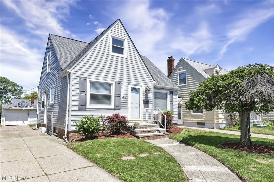 This charming Cape Cod blends timeless character with thoughtful modern updates. Step inside to discover new flooring, fresh paint, and a warm, inviting layout that makes every room feel like home. With three comfortable bedrooms and two full baths, the home offers flexibility for families, guests, or work from home needs. The partially finished basement adds bonus living space for movie nights, hobbies, or storage. Roof (2022), Furnace & AC (2025), Water Tank (2021). Outside, the fenced in backyard creates a private retreat for relaxing, entertaining, or letting pets roam freely. A beautifully remodeled interior and a cozy outdoor space make this home the perfect place to settle in and enjoy.