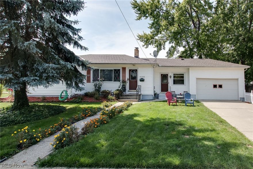 Welcome Home! This wonderful ranch situated in Downtown Willoughby is close to all the shops and restaurants. The eat in kitchen has newer stainless appliances and has been updated and includes a pantry for extra storage. The living room has a beautiful picture window and opens to the dining room. There are three bedrooms and two full, updated baths. Hardwood floors throughout. There is a two car attached garage with a foyer that is a perfect spot for shoes and jackets. The yard is fenced in. Newer roof. This home is ready for someone to just move in and enjoy!