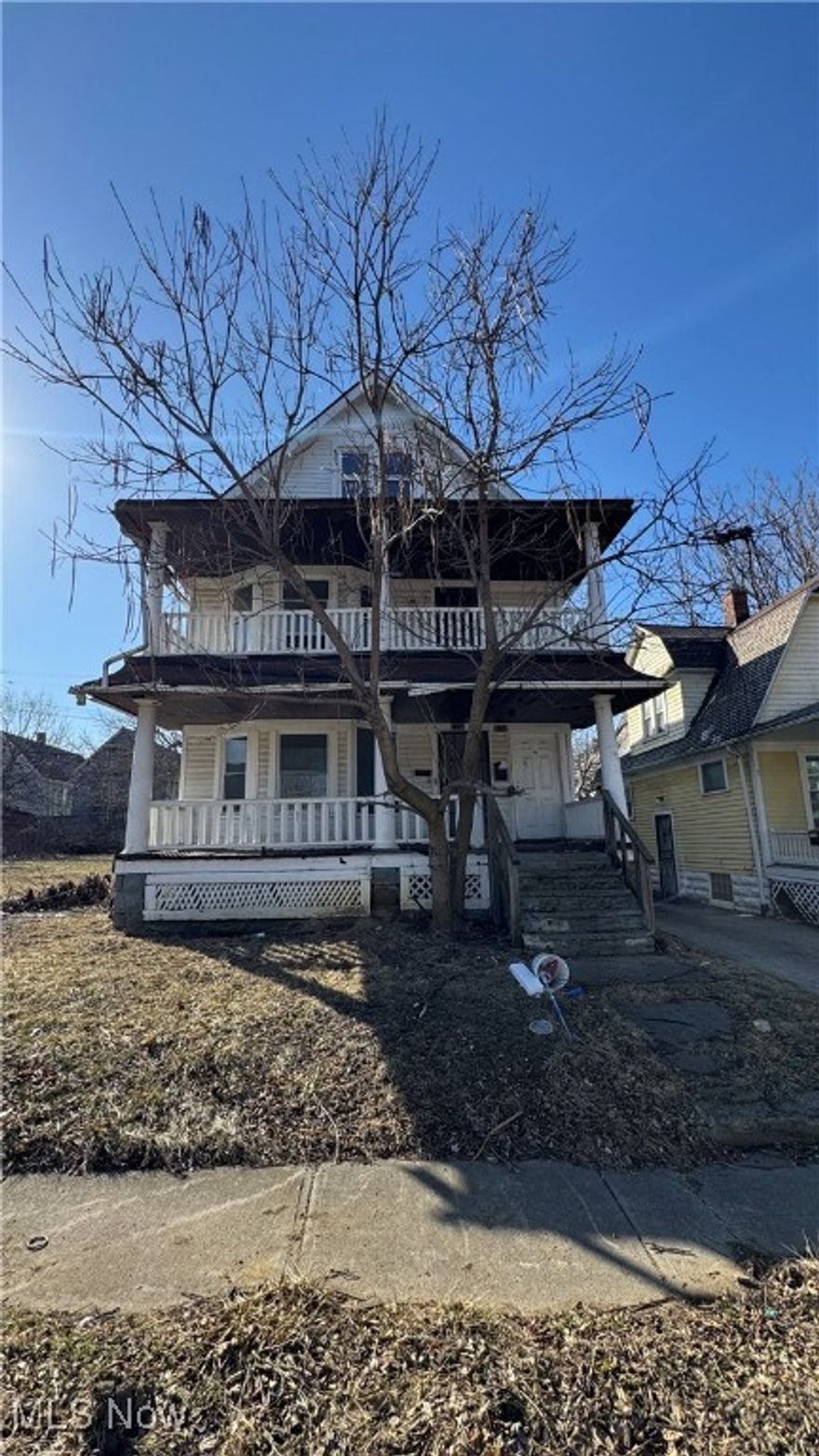 Investor Special! This Cleveland duplex is a prime opportunity for a fix and flip or BRRRR deal to add to your portfolio. Currently condemned by the City of Cleveland (see attached supplements for details), this property needs a full renovation and offers excellent cash-flow potential. The upstairs unit features 2 bedrooms and 1 bath with a finished attic that has an additional 2 bedrooms and 1 bath so could be a third unit or combined with the second floor to be a 4 bed 2 bath unit. The downstairs unit is a 2 bed 1 bath. Section 8 rents exceed $1,000 per unit for each 2 bedroom which comes out to about $36,000 per year in annual gross income! This opportunity is perfect for seasoned investors looking for a high-ROI project—don’t miss out on this value-add opportunity! *Note - Auditor's website states that there are 4 bedrooms and 2 bathrooms but the owner states that there are 6 bedrooms and 3 bathrooms.