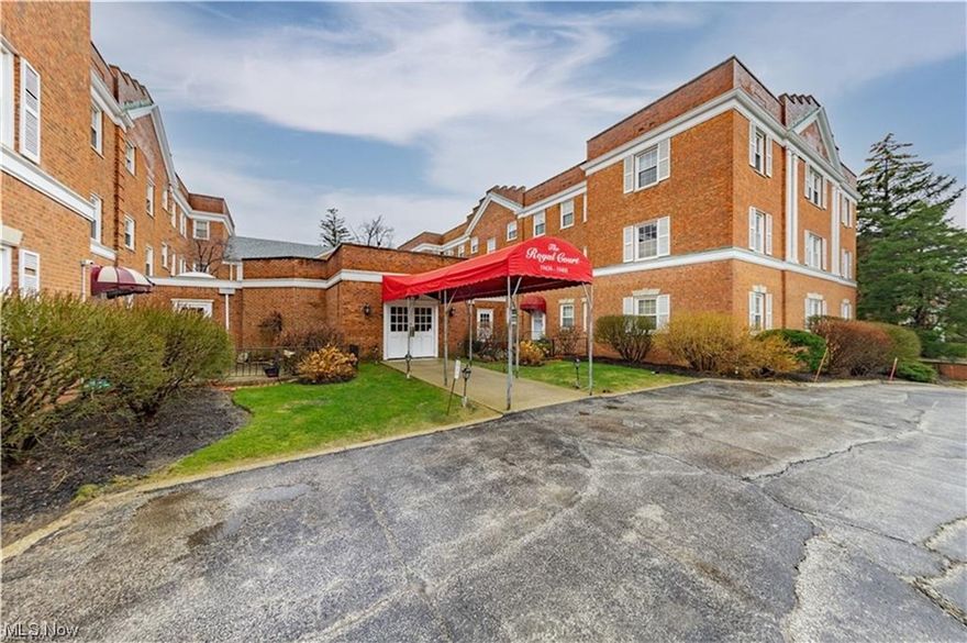 Low maintenance condo located at Royal Court in Shaker Heights. Close to the Van Aken District featuring retail, restaurants and entertainment. Location provides easy access to downtown via car or RTA Rapid. The condo features two bedrooms and two bathrooms. First bathroom features a walk in tub and second bathroom features shower. All closets in the condo have been updated with professional organization systems. The building includes on-site laundry, common lobby area, elevator and attached garage, one garage spot is included with the condo purchase. Motivated sellers. All reasonable offers considered