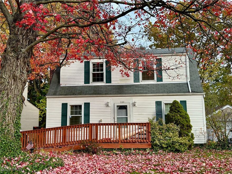 Come and make this charming home your own. With three bedrooms, one on the first floor and two on the second floor, and two full bathrooms, one on the first and one on the second floor it has an ideal layout for lots of flexibility. The upstairs landing is spacious enough to become a playroom, office or sitting room, adding some extra living area to the house. The living room has a lovely fireplace, and flows beautifully into the dining room for entertaining. The cozy kitchen has plenty of counter space and cabinets.
The full basement has lots of potential for creating a workshop or second office. Washer and dryer are already there. Outside is a good sized fenced backyard, and one car garage. With its replacement vinyl windows, updated electrical panel, high efficiency furnace and newer air conditioning compressor, it just needs your personal touches to make it shine again.