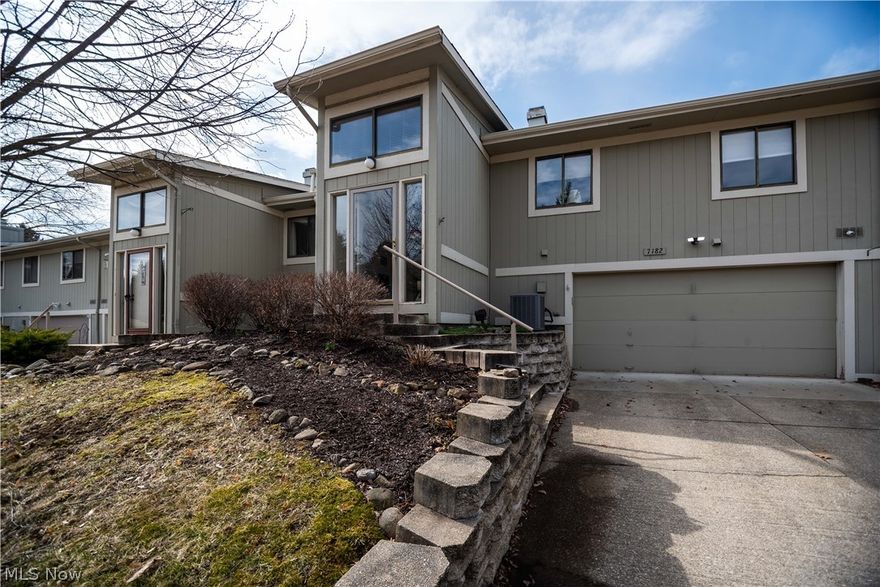 Welcome Home!!! This split level condo is ready for you to enjoy a low maintenance lifestyle. Heading upstairs, the dining room and living room, as well as the kitchen with beautiful cherry cabinets, make entertaining a breeze. This condo offers two cozy bedrooms, providing comfortable spaces for rest and relaxation. With neutral decor and ample natural light, these bedrooms offer a peaceful retreat. Downstairs is another entertainment area with a gas fireplace and a bar and wine rack. There is also a half bath conveniently located on this floor, as well as laundry. This residence provides a functional space for everyday living in a convenient setting, close to restaurants, shopping, and freeway access.