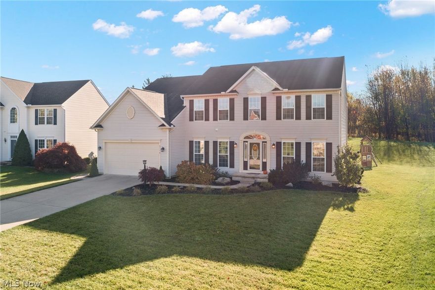 Immaculately maintained, nicely updated 4 bed, 3.5 bath home is move in ready and waiting for you in the West Ridge Estates. With over 4300 sq. ft. this home offers enough space to fit everyones needs. The main level offers spacious, light filled rooms with high ceilings and an open floor plan. Large eat-in kitchen with granite counters, center island, breakfast bar, stainless steel appliances and pantry, opens to a morning room with vaulted ceilings, walls of windows and slider leading out to paved patio. Both rooms overlook the family room highlighted by a beautiful brick fireplace, formal dining room for entertaining, living room that can serve multiple purposes, nicely sized office, half bath and laundry room finish the first floor.  Second floor features an oversized master with vaulted ceiling, his & her closets, a full bath with double vanities, a walk-in shower and soaking tub.  Finishing the second floor are 3 additional bedrooms with large closets and a full bathroom. Finished lower level is perfect for relaxing and entertaining with a game room/play area, theatre/media room and a full bathroom, could also serve as an in-law suite with a bedroom. There are 2 additional rooms for all your storage needs. Great backyard and patio space for enjoying the outdoors. Furnace and A/C 2017, Minutes to dining, retail and highway access. All you need to call this home are the keys!