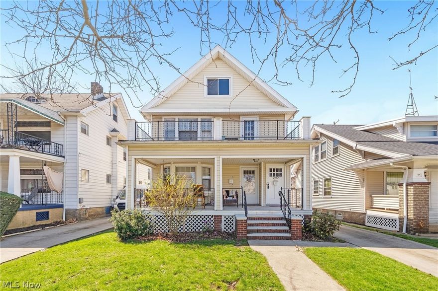 2114 Elbur Avenue in Lakewood presents a fantastic investment opportunity in one of the area’s most desirable and walkable communities. This fully occupied duplex features two units, each offering 2 bedrooms and 1 bathroom, providing immediate rental income and long term stability. Both units showcase cozy charm with beautiful natural woodwork throughout, creating a warm and inviting atmosphere. Comfortable living rooms feature classic fireplaces and flow into formal dining rooms, offering functional and inviting spaces for everyday living. The kitchens are efficient and well laid out for daily use, while the bedrooms offer a comfortable and practical layout, and the bathrooms are clean and well maintained. The property also includes a detached 2 car garage and a top level attic space that is perfect for additional storage. Located near shopping, dining, and quick access to downtown Cleveland, this property benefits from strong rental demand and a prime location. Whether you are looking to expand your portfolio or secure a solid income producing asset, this duplex offers character, consistency, and long term potential in a highly sought after Lakewood neighborhood. Don't miss out on this incredible opportunity and schedule your private showing today! Owner would like to sell this in a package with three other properties.  See MLS 5197765, 5197755, 5197533.