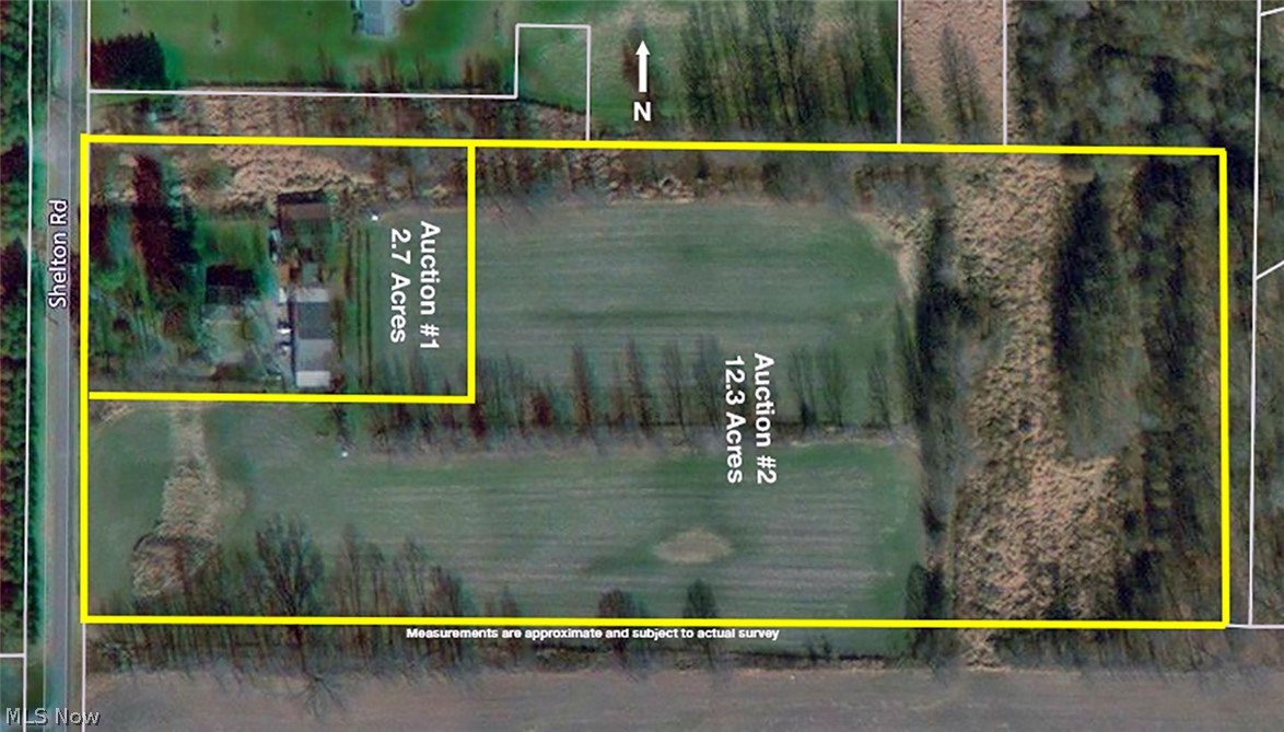 THIS IS AUCTION #2 - Owner retired and downsizing. ABSOLUTE AUCTION, all sells to the highest bidders on location: THURSDAY – OCTOBER 24, 2019 – 3:30 PM, REAL ESTATE SELLS AT 5:00 PM. AUCTION #1 – Real estate is shown by appointment. Manufactured 3-bedroom, 2.5-bath home with cathedral ceilings – very nice condition – elec. heat pump. Shop with 200-amp electric, water, bath, and office. 4 roll-up doors and concrete. No zoning. Nice setting. AUCTION #2 – 12.3 acres – gently rolling – possible lake site in the rear – mostly tillable – lots of deer. TERMS ON REAL ESTATE: 10% down auction day, balance due at closing. A 10% buyer’s premium will be added to the highest bid to establish the purchase price, which goes to the seller. Any desired inspections must be made prior to bidding. All information contained herein was derived from sources believed to be correct. Information is believed to be accurate but not guaranteed. Property to be sold as separate parcels and not to be offered as an e