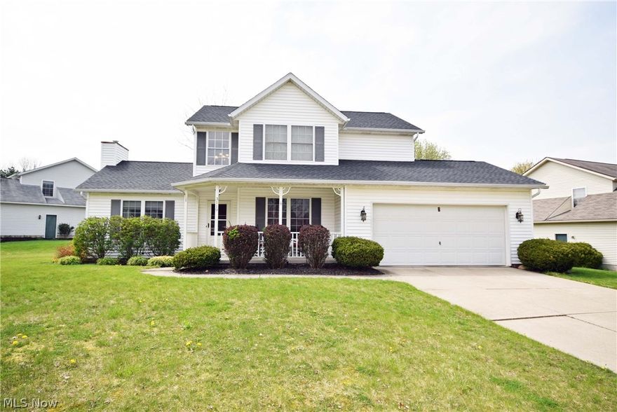 Beautiful 3 bedroom home with a potential 4th bedroom in the finished basement.  Open the front door into the 2 story foyer. Great room to the left has vaulted ceiling and beautiful gas fireplace. Great kitchen which includes solid surface counter tops with breakfast bar seating and eat-in area which leads out to the patio. Patio includes great outdoor living space with hot tub! 1st floor laundry and 1st floor half bath. Finished basement includes a large rec room space and another room currently set up as a guest bedroom. High-efficient gas furnace. Property includes storage shed. New roof installed April 2016.  Call today to schedule your appointment.  Don't miss out on this beauty!