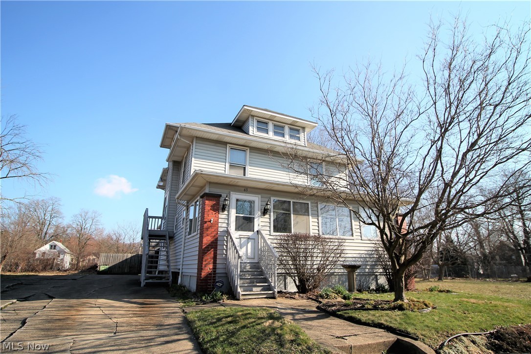 Welcome to this home that offers endless opportunities! This single family home could be a multi family home as well. The home offers so much, living room with gas brick fireplace and built ins, custom woodwork, the living room leads into the dining room which has large window for some great sunshine to come through also with custom woodwork and built ins. There is a full kitchen, full bath and gorgeous bright sun room with ceramic title floor all on the first floor. There are three to four bedrooms, full bathroom and a kitchen on the second floor. There is a two car attached garage. The big back yard is fully fenced in. Many updates including security lights, smoke alarms on all floors 2017 and newer carpet. Recently done to the home were the roof, siding and completely insulated.
