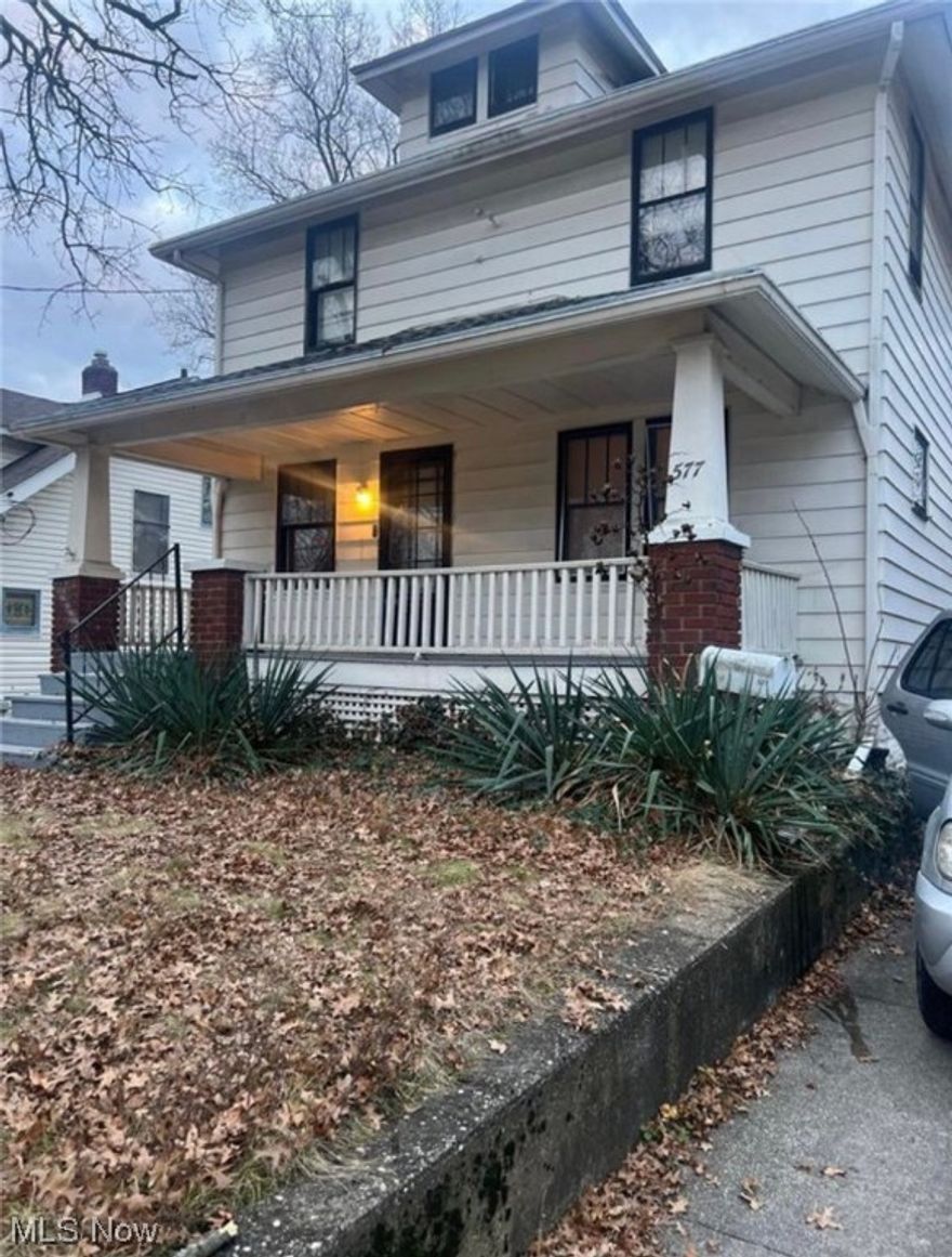 Updated vintage style 2 story home, with hard wood floors, newer bathroom flooring, newer gas furnace, quite back yard for 2 car garage.  A must see home.