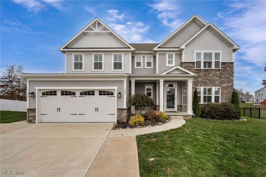 Discover refined living in this exceptional Roanoke home, perfectly positioned on a large lot at the end of a quiet cul-de-sac. The grand foyer welcomes you with abundant natural light and an open, elegant flow. A versatile flex room serves as a library, media lounge, or second office, while the main-level office offers a private, professional workspace. 

The gourmet kitchen features a spacious island, premium finishes, and connects seamlessly to the dining area and living room with a stunning slate fireplace. Upstairs, the luxurious primary suite includes two oversized walk-in closets and a spa-style bath with dual vanities. Three additional bedrooms provide generous space and storage. 

The beautifully finished basement adds a fifth bedroom, full bath, and expansive entertainment area. Enjoy upgrades throughout, including plantation shutters, a whole-house backup battery, surge protection, new sump pump with backup, and an integrated audio and video security system.

Relax or entertain on the large rear deck overlooking the tranquil pond and private backyard. This elegant Roanoke is truly move-in ready and designed to impress!