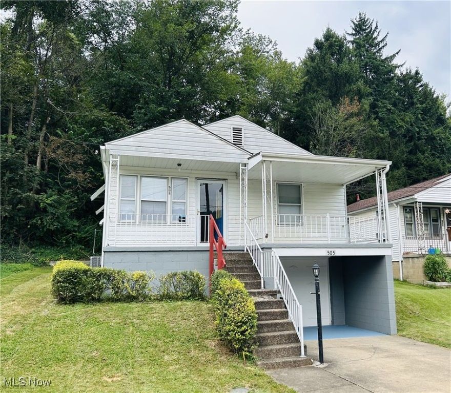 Don't miss this adorable and well-maintained home with plenty to offer. Enjoy mornings or evenings on the spacious front porch, perfect for relaxing with a cup of coffee or greeting neighbors. Step inside to a light filled living room that flows into the kitchen and dedicated dining area. A huge walk-in pantry makes storage a breeze-ideal for any cook enthusiast! Featuring hardwood floors in the living room, hallway and both bedrooms, full basement with tons of storage and additional bath, enclosed back porch-great for hobbies, lounging or extra space and built in garage keeps your car protected year-round. This home offers the perfect mix of comfort & convenience.