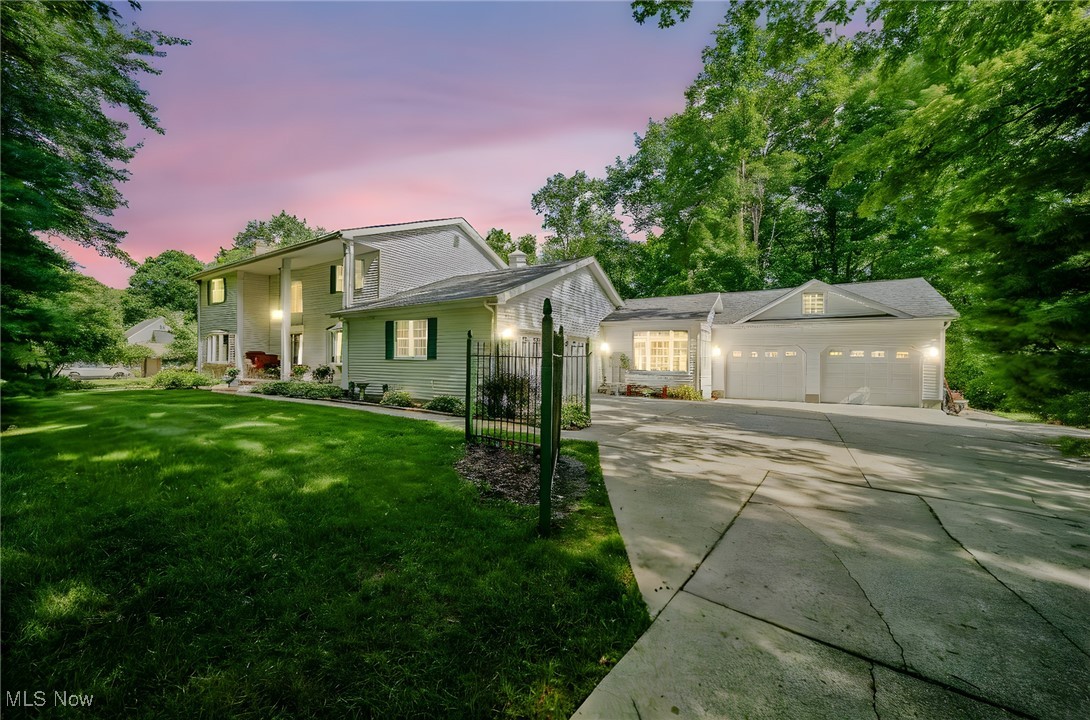 Welcome to this spacious and well-cared-for 4-bedroom, 3-full-bath colonial home located in one of Cortland?s most established neighborhoods. This one-owner home has had multiple thoughtful additions over the years to accommodate the sellers? needs, offering expanded living space and long-term comfort with top-end finishes. Features include formal living and dining rooms, a cozy family room with a gas fireplace, and a bright sunroom with all-new windows (2021). The primary bedroom includes a private en suite bath and ample closet space. A second full bath serves the additional upstairs bedrooms, with a third full bath conveniently located on the main floor off the den. Two attached garages provide a total of 3 parking spaces, with extra room for tools, storage, or hobbies. New roof (2021), updated picture windows (2010), full unfinished basement, with plumbing for a half bath. The backyard is private and has a custom-built shed and gazebo. Located just minutes from Mosquito Lake, shopping, and within a desirable school district. A well-maintained, flexible home with room to grow and plenty to love!