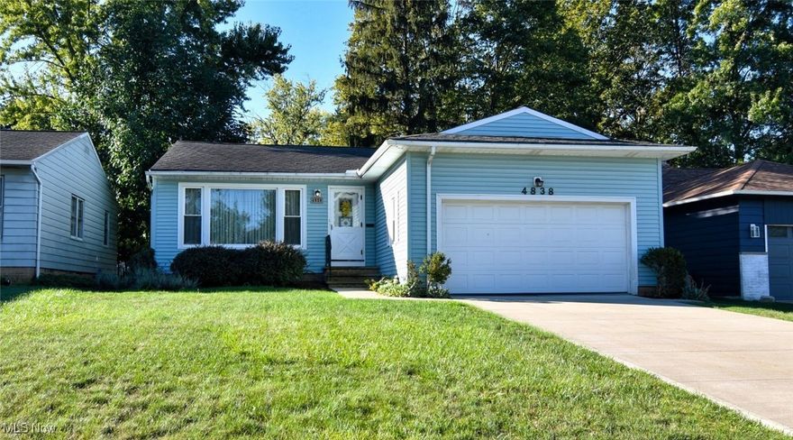 Opportunity Knocks on North Sedgewick! This 3 bedroom, 1.5 bath Ranch has amazing potential and so much room with a large basement & fenced backyard. The layout feels very open and spacious with plenty of room for your renovation ideas. For those looking to downsize, this is perfect! Customize the home how you want, the bathtub has already been converted to a large walk-in shower and the basement provides all your storage needs. Light and bright living & dining rooms with big window overlooking the front yard. Kitchen is large with room to eat-in and plenty of counter space. Hardwood floors in all the bedrooms and retro full bath with updated walk-in shower. The basement is big/open and has plenty of space for your home gym, movie theater room, game night, etc. Outside, there is a big backyard with covered patio for those rainy afternoons. It is fenced and provides a great space for BBQs and gatherings. The attached garage is handy for winter and provides further storage space. Location is everything and this is it, what a great street! Renovated homes nearby sell for over $300K, make this yours today! Easy access to freeways from here and short commute to Cleveland Clinic/University Hospitals/CWRU. Priced to sell!!