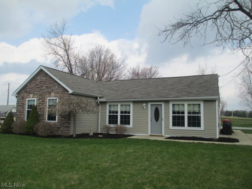 Awesome location for this 3 bedroom, 2 bath Ranch in North Canton. 800 square foot addition completed in 2005 w/full basement. House was renovated in 2005 w/ new windows, roof, siding, and kitchen. New flooring in 2012. Master bedroom features full bath, walk-in closet and double sinks. Exterior features a 2 car garage, large lot and large patio. Located in walking distance to Greentown park w/ball fields and playground area. This one is not only one to view online, but a must see in person.