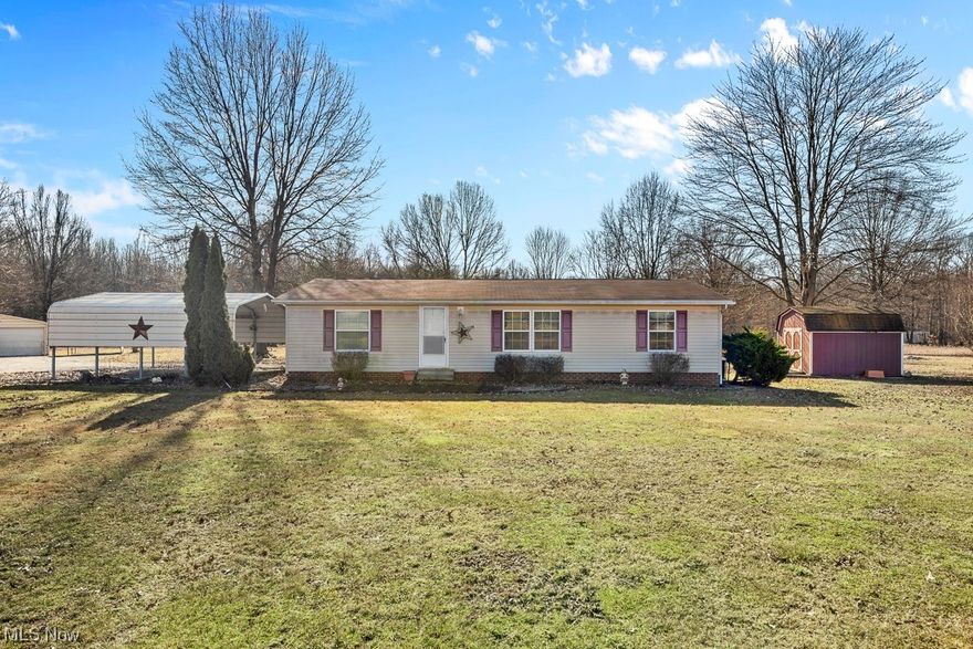 Lions & tigers & bears, oh my!!! Great 3 bedroom, 2 full bath modular home. Private oasis! Wildlife galore! PLUS, FREE GAS!!! Approximately 13 acres of beautiful land. Beautiful views of country living from every angle of the property. 2 car detached garage, 2 car carport, 1 car carport, and a shed! Beautiful view of the neighboring pond on the back of the property. Great property that won't last long. West Branch School District.