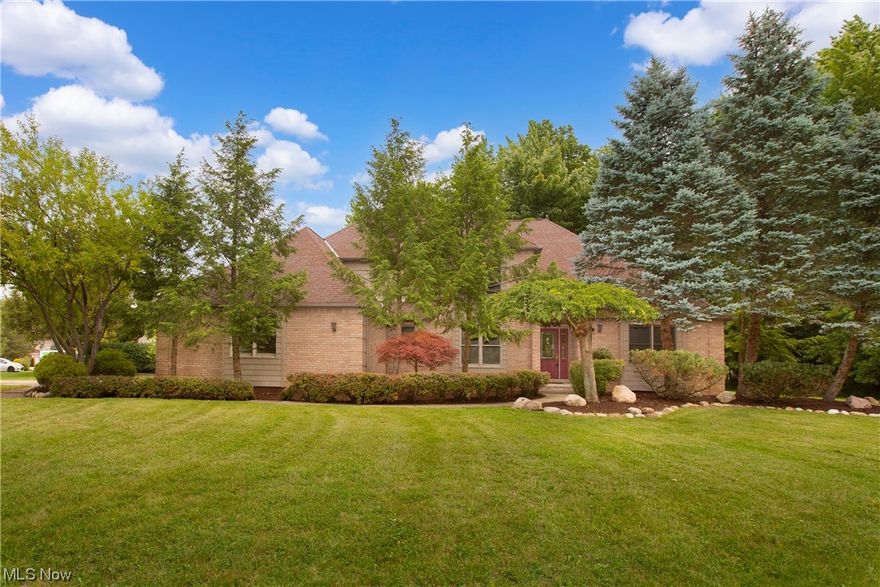 Spacious and stately newer construction on desirable Danielle Drive cul-de-sac. You will love the first floor master suite with all of the necessities for easy one floor living. The kitchen offers ample counter space, cupboards and large eating area plus breakfast bar. First floor office/formal Living room/Music room. Two additional upstairs bedrooms with full bath. Please do not miss the 2nd floor attic area which can be converted into a 4th bedroom or bonus room. The lower level is an excellent place for storage; or choose your finishes with a workout area, recreation area and space to entertain. Wonderful yard with privacy galore and hand-laid paver patio. Enjoy mature landscaping and wooded rear lot. The 3 car attached garage is a bonus for cars, toys and storage. Easy access to all Westlake has to offer, plus I-90, I-480 and CLE Hopkins Airport. Don't miss HOLLY LANE Playground/Park.
Kerrington Estates voluntary annual fee $67 (signage/landscape). Original Owner.