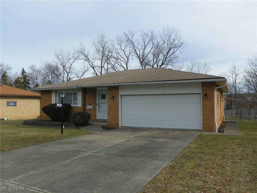 Solid Brick Ranch * 3 Bedrooms 1-1/2 Baths * Combined Living Room/Dining Room with a large front window * Spacious Kitchen with appliances that remain * Family Room with a door to the backyard * 1/2 Bath off of the Family Room * 3 nice sized Bedrooms with beautiful hardwood floors * Main Bath off hallway to the Bedrooms * Basement has a Recreation Room (pool table stays), glass block windows, laundry area (washer and dryer stay) and a storage closet * Shed on the back of the home * Patio area * Updated windows * Newer garage door with opener * Newer HWT * Humidifier * Newer AC * Large fenced backyard * Needs a little updating, but the home is clean and move in ready !
Offer deadline is Monday 2/19/24 at 2pm.