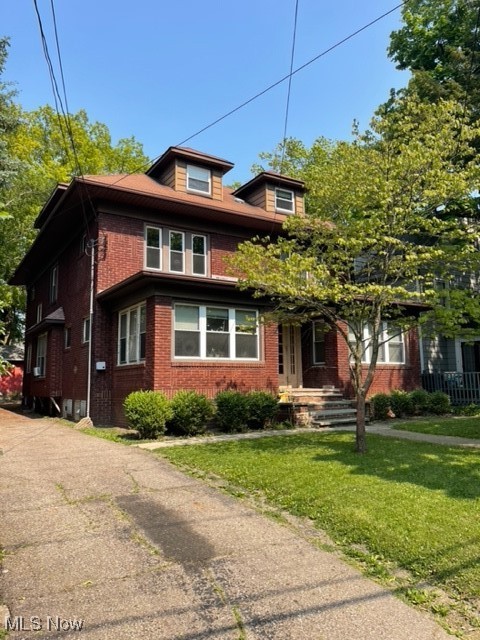Highland Square 1 Bedroom second floor apartment. This unit has a nice size living room with three west facing windows with hardwood floors. The walk through bedroom complete with two extra large closets. In the back you will found the kitchen complete with gas range and fridge, and pantry closet. The bathroom is very bright with a high standing shower head. Tenant pays electric only. Coin washer & dryer in basement. Street parking only.