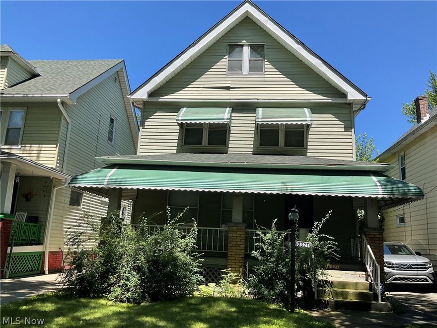 Spacious Single family home perfect for savvy investors. Covered front porch. 5 bedrooms, 1 bath. Wide Living room. A Finished third floor, Finished basement for more living spaces. This house is being sold as is. Grab this opportunity and schedule your buyers for showing now! ** square footage/acreage/tax is per Realist and is approximate. Buyer's to verify any square footage/acreage/tax numbers.