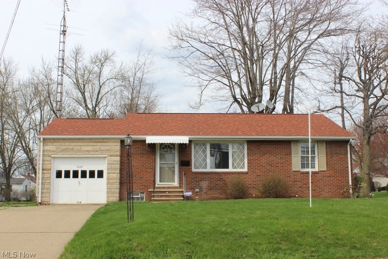 You can't go wrong with a Brick Ranch home, and this pretty gem is move-in ready in Plain Local School District! The spacious Living Room and rear Family Room provide nice comfortable living space. The Family Room has a door leading to the rear concrete patio and nice, flat, big backyard with storage shed and playset that can stay with the house. The roomy Eat-in Kitchen features wood laminate flooring and includes a Dishwasher, Stove and Refrigerator, and is nicely updated as well as charming. Big window overlooks the backyard. Extra countertop space is handy for serving meals. Two first floor bedrooms and the updated 1st floor bathroom offers 1 floor living. The full unfinished basement has glazed tile walls, and a second full bathroom area that could be enclosed. A 1 car garage with additional off-street parking is very handy. Newer carpet, new interior paint, brand new roof with warranty, newer hot water tank, new glass block windows, 100 amp breakers and a One year Home Warrant