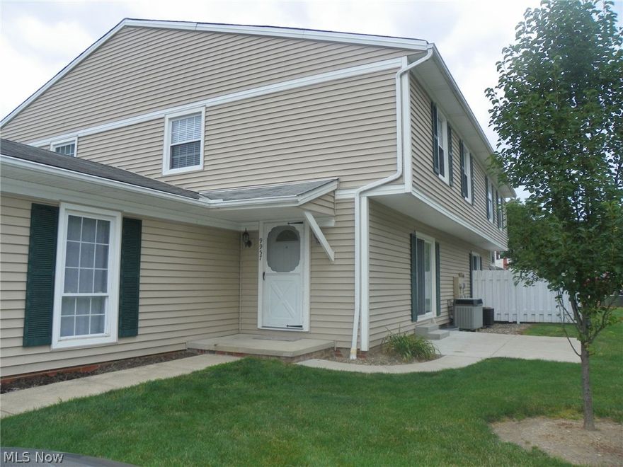 Move right in !  Clean and freshly painted !  New neutral carpet on main and second floors * Open Family Room/Dining Room with a slider to the patio area * New Kitchen & 1/2 Bath vinyl flooring * Nice Kitchen cabinets, new faucet and garbage disposal *  Appliances remain * Updated Main Bath with ceramic flooring and tons of storage * Spacious Bedrooms *  1/2 Bath off Kitchen * Finished Basement with large Laundry Room * Updated windows * New roof (2018) * New patio and walkway * Convenient attached garage * Air cleaner on furnace * New HWT * New garage door opener *  Duct work cleaned and sanitized * Some ceiling fans * Recently renovated pool and common facility * Excellent school system *