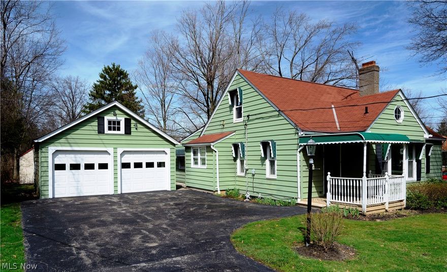 Welcome home to this lovely and well cared for charming Cape Cod with park like yard.  Enjoy the beautiful view of approx. one acre lot from vaulted family room with built in cabinetry and wall of windows.  Offering  3-4 bedrooms, one full bath on main floor  plus half in lower level. Bright open living room with cozy fireplace , adjoining dining area, large eat in kitchen with newer appliances and lots of storage are just some of the features of this interesting property.   Updates include; newer vinyl windows, electric panel, furnace and sump pump.  Immediate occupancy available.  Call today for private viewing!  Mayfield School district. Minutes from shopping and interstates.