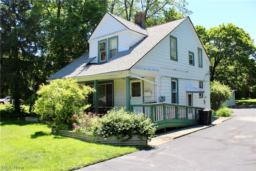 Welcome to this Cape Cod home located in Shaker Heights. With 3 bedrooms and 1 bathroom all on the second floor you'll have the comfortable living space on the first floor. The renovated kitchen has been well maintained  and this home has tons of character. Enjoy the front porch or the back yard with room enough to enjoy. The driveway is oversized and can accomodate enough vehicles for your visitors. The 2 car detached garage has electric and a heater. Many repairs to the home have already been made so you can move right in and relax.