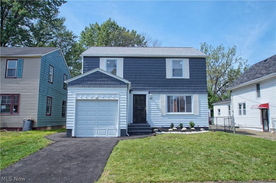 Welcome home to 3356 E 149th St conveniently located on Cleveland’s Eastside, just a few streets from Shaker Heights. This updated colonial has been renovated from top to bottom making it easy to move right in! It offers 4 nice sized bedrooms, a completely remodeled bath, large living room, and a dining room with lots of windows for natural light. Updates include: brand new tear off roof, new flooring throughout, all new windows, new furnace, new hot water tank, all new plumbing, cabinets, new electric panel, and fresh paint. "NEW" is the theme. Home has passed all city inspections and has been issued an occupancy permit by the City of Cleveland. To give even more peace of mind, a 1 year home warranty has been included! Come take a look and call this one home!