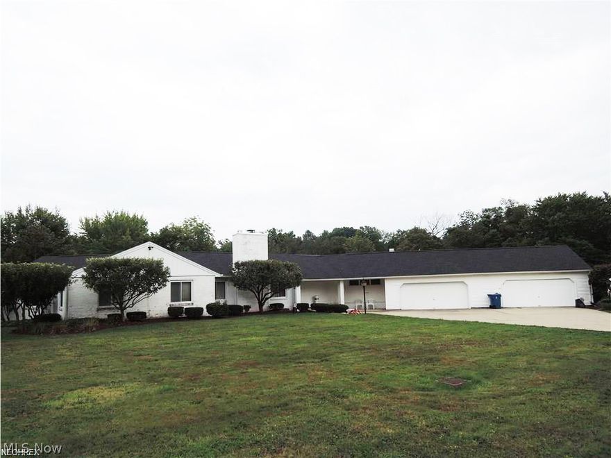 Country living at its best! This lovely three bedroom 2 bath ranch is situated on almost 10 acres and includes a pole barn, horse barn, and 4 car garage. Also featured are the huge family room with an indoor grill, a first floor laundry, den with built-in bookcases, and a living room with wood-burning fireplace. One two car garage is heated and used as a workshop. You’ll love this property