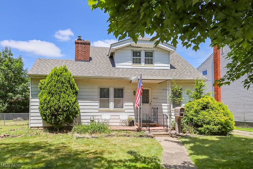 Parma Cape Cod home, one owner,  built almost a century ago is dated with charm and ready for occupancy. Add your own creative touches to bring forth into the new age.
This home offers 3 fireplaces and a beautiful double corner lot 10105.92 square feet/.232 acres for gardening and family functions. The basement is unfinished,for extra space  and also offers another separate shower, sink and toilet.