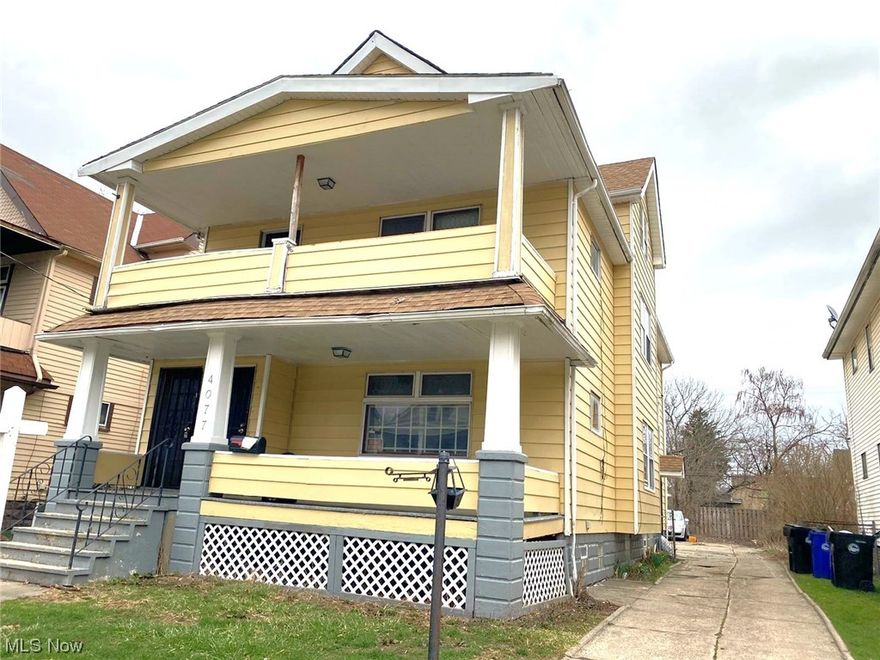 Look at this one! This up and down duplex is excellent. Down unit has been COMPLETELY REMODELED and ready for your new tenant! Down unit has 2 bedrooms, 1 full bath, living room, dining room, kitchen, full bath and private front porch! Down unit has a tenant placed 01/19/2024 for $699 and pays gas/electric.  Up unit has same amount of space as down unit PLUS third level as an additional large bedroom area! Maximize your rent potential! Up unit has been section 8 certified! UP unit will transfer vacant and as-is. Front porch has been recently repaired, plus back porch areas have been removed and made to code! 2017 both hot water tanks, updated electrical panels and newer glass block windows in basement! Fridge + Stove stay in both units. Year on furnaces and roof unknown but in good condition! Nice sized yard! Ready to go! Property professionally managed! Selling AS IS. This property was temporary off market due to UP unit eviction. NO SELLER FINANCING! Close to parks, freeway access, minutes from downtown, restaurants, parks, shopping and more! Hurry, this will not last long, contact me today!