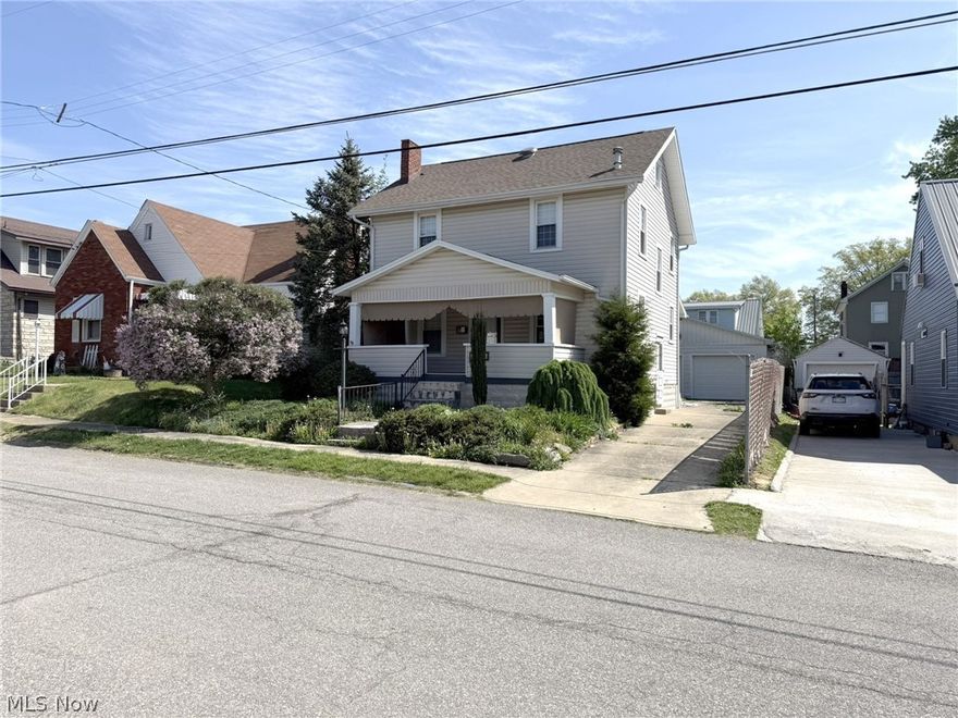 Cute 3 BR 2 Bath home including a welcoming front porch and nice sized detached garage. This home has a newer roof, vinyl siding and HVAC system that is ready and waiting for a new owner make the interior design all theirs. Priced to Sell and is being sold "As is where is" Call agent for all showings.