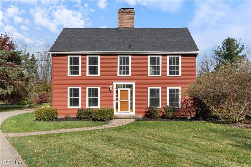 OPEN HOUSE SUNDAY NOV. 3 NOON-1:30PM Welcome to this New England inspired colonial, built in 1980 on ~1 acre of land in beautiful Hudson. There are 4 fireplaces which make the house extra cozy, including one in the master bedroom. When entering the side door, to the right is the main house, and the left leads to its own suite-like area, including first-floor laundry, a full-bathroom, walk-in pantry, and flex-room that could be used as a family room or bedroom. The 2-car garage is accessed directly off of this room and you can also access the partially-fenced backyard from a slider door. The attic is accessed via steps in the closet of the 4th bedroom.  The basement is unfinished and has steps leading outside via a bulkhead door.  Furnace 2023; Aprilaire 2023; UV Antiviral/Antibacterial Purifier; Central Air 2022; Roof 2014; Hot Water Tank ~2019; Windows 2014; Washer 2023; Dryer 2014; Dishwasher 2021; Refrigerator 2014. Enjoy watching the walk-through video.  Attend an open house or call today for a private showing!