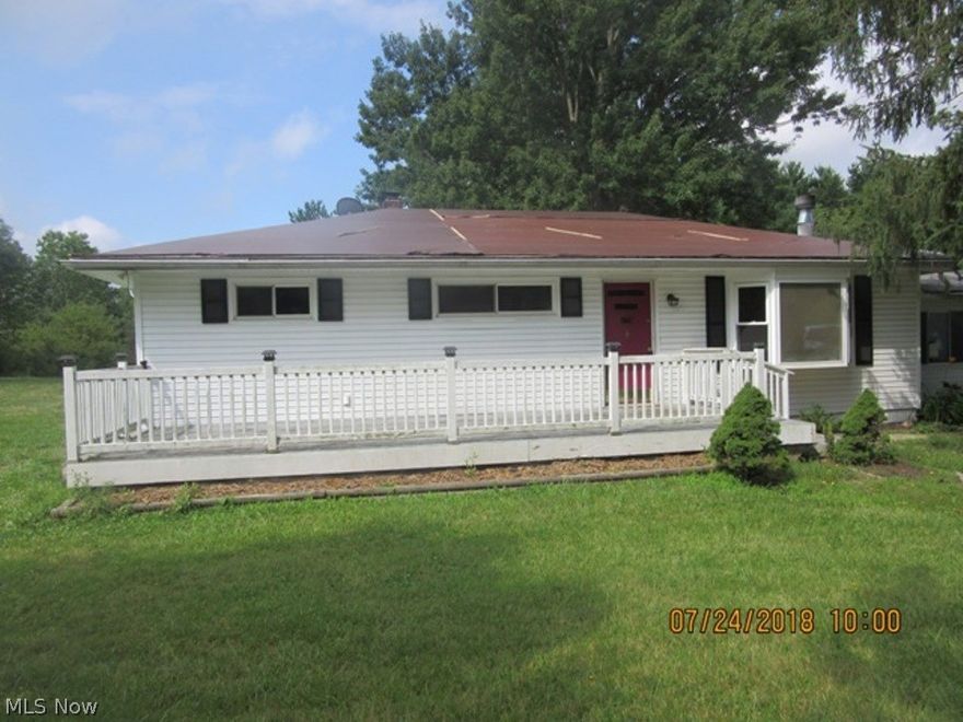 Large ranch home with attached 2 car garage on 2.26 acres!  Great opportunity to build sweat equity! Living room w/ hardwood floors, large kitchen w/ ample cabinetry! Family room w/ wood burning stove and half bath! Additional living space could be family room or dining room w/ skylights and views or backyard!  3 bedrooms with hardwood floors and full bath  complete the main floor!  Full basement! Front and rear decks! Shed! Property being sold as-is including any existing appliances, plumbing, heating, air conditioning and electrical systems.   This property is now under auction terms.  Auction dates are (08/08/18). See broker remarks to see where any presale offers should be submitted.  Bids will be taken during pre and post sale at the aforementioned website. No minimum starting required. Seller has the right (a) to change the date, place and terms of the sale. Please contact Co Listing Agent for details. This property is subject to a 5% buyer's premium pursuant to the Auction Terms