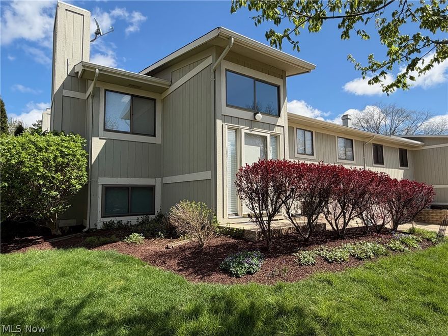 CONCORD TWP....Spacious 4 Bedroom & 3 Full Bath Condo in Lockwood Ridge! This desirable end unit offers over 2200 sqft of living space with tasteful neutral decor, updated light fixtures & LVT plank flooring throughout. Foyer entrance welcomes you up to the vaulted Living/Dining Room combination & open to the updated Kitchen with portable island, pantry & stainless steel appliances. Master Bedroom includes walk-in closet with pull-down attic access & private full bath. 2 additional bedrooms & guest bath with jetted tub on main level. Lower level includes Family Room with gas fireplace, 4th Bedroom, Full Bath & Laundry Room with new washer & dryer stay. 2-car attached garage. Enjoy all this community has to offer including swimming pool, playground, tennis/basketball courts, pond, community room & beautifully kept common grounds. Close to restaurants, shopping, hospital & easy access to both Rt 90 & Rt 2. Move-in Ready!