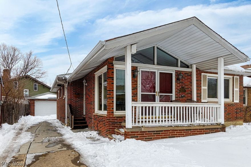 This meticulous ranch home is the one you’ve been waiting for! Step inside to the living room- rare cathedral ceilings and a soothing color scheme will immediately make you feel "at home". Easy flow to the freshly renovated kitchen, with abundant counter space, and a built-in breakfast nook… The chef will be SO happy with top-to-bottom updates, including new stainless appliances and tastefully updated cabinets, countertops, backsplash, and flooring. The spacious dining room adjoins. The full bathroom is EXTRA luxurious; you’ll love the elegant combination of pebble tile and ceramic, high-end fixtures, and gorgeous marble top vanity. Generously sized bedrooms all have fantastic sunlight and glowing hardwood floors. The back bedroom opens to a deck and great backyard, where you’ll love grilling and outdoor chilling… a brick one-car garage has enough bonus space for all your tools and gear. But wait - there’s more! A clean and bright finished basement, complete with a coveted vintage base