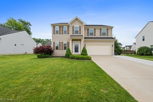 Welcome home to this spacious 4 Br 3.5 bath Colonial in the popular Heisley Park Development! Plenty of different rooms to use as you prefer. 1st fl sitting room can be additional play area, office, library or hobby room! Dining room is there if you need it or utilize differently, as well! Huge kitchen with lots of cabinet space, expansive island and morning room, all overlooking family room with a pretty stone fireplace (gas) In addition to the generous sized bedrooms upstairs there is also a loft! The finished basement also has plenty of room for storage! All appliances including washer & dryer stay! If you like to entertain, the back yard here is calling your name! Complete with multilevel decking, fire pit area, play set, trampoline and above ground pool! 3,590 finished useable space (including finished basement area) all sitting on one of the largest lot in the development! Painesville Twp Schools. Call today, these don't last long!
