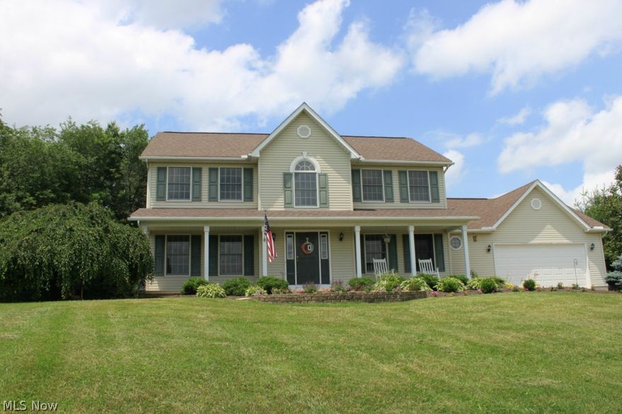 Stunning country property on 3.2 acres.  Views on all sides of growing crops and wildlife.  Entire home updated with new fixtures, flooring, appliances throughout.  Easy commute to Columbus area just minutes from Rt 40 and I70.