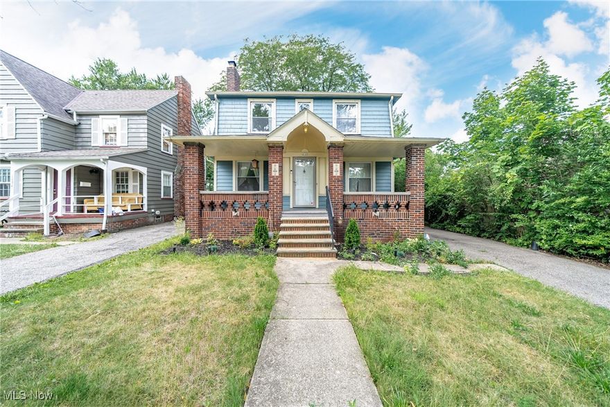 Welcome to 1128 Quilliams in Cleveland Heights—a beautifully updated three-bedroom, two-bath colonial that’s ready to impress! From the moment you arrive, you’ll love the inviting front porch and the warm, neutral decor that makes you feel right at home. Step inside to a spacious living room where luxury vinyl flooring pairs perfectly with elegant crown molding and built-in shelves for all your favorite books or décor. Planning to host? The formal dining room shines with classic built-in cabinetry, leaded glass accents, and a cozy window seat with storage drawers. The kitchen is truly a showstopper—fully renovated with quartz countertops, ceramic tile floors, and stainless-steel appliances that stay with the home. An updated half bath completes the main floor with style. Upstairs, you’ll find three generous bedrooms, a bright enclosed porch ideal for morning coffee or a quiet read, and a remodeled full bathroom that feels like your own private retreat. Need even more space? The walk-up third-floor attic offers plenty of room for storage or future finishing ideas. Modern updates add peace of mind, including vinyl windows, updated electrical, a Ring camera doorbell, and motion detectors. Plus, enjoy a brand new roof (summer 2025) and a new furnace! And you can’t beat the location: convenient to Coventry, Little Italy, University Circle, the Cleveland Clinic, University Hospital, and Case Western Reserve University. Don’t miss your chance to make this wonderful home yours!