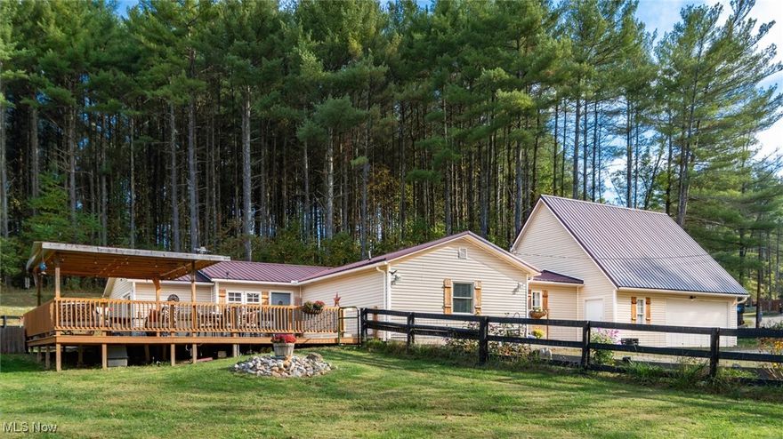 This property offers a private setting with direct access to outdoor recreation. Located just 10 minutes from Seneca Lake and 30 minutes from Salt Fork, it provides opportunities for kayaking, boating, and fishing nearby. Wildlife can often be observed from the rear deck, and the fenced backyard adds both functionality and privacy.

The home features 3 bedrooms plus an additional flexible space above the attached garage that can serve as a possible bedroom, office, or loft. The layout is designed to accommodate a variety of uses while maintaining connection to the outdoors.

For those who value a peaceful setting with easy access to hunting, fishing, and other recreational options, this property provides a versatile living space in a location convenient to major outdoor destinations.