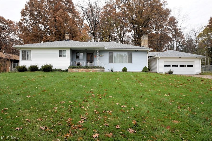 Welcome to this beautiful one owner custom built 3 bedroom, 1 full, 2 half bath ranch with a parklike lot on a private street! Spacious living room and dining room open to kitchen with cabinets galore! Slider off dining to huge patio overlooking the lovely backyard. Wide open hallway leads to a main bath and master suite with half bath and double closets! The other two bedrooms offer large closets as well, plenty of storage throughout this home! The large basement offers a 1/2 bath and fireplace and a ton of space to finish to your liking! This home is ready for you to make yours, schedule to see today!