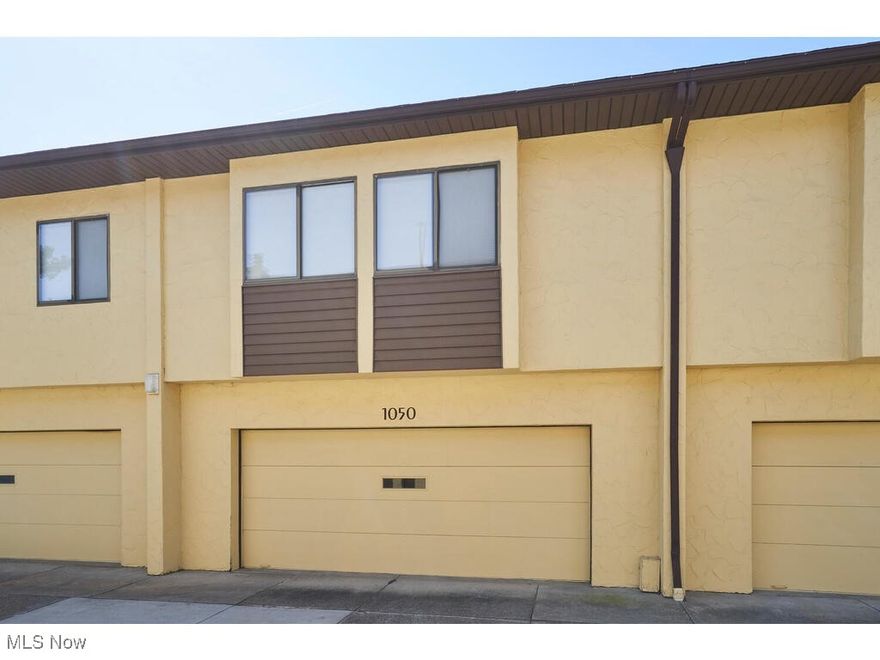 Hampton Ridge is a beautifully landscaped condo community. Excellent grounds for walking and biking along with free access to pool, clubhouse and tennis courts. This unit offers a large (2) car garage with storage closets. First floor includes shared Breezeway (with private storage closet), Entry Foyer, front Living Room and separate Dining with galley Kitchen and Family Room that has a stone fireplace and mirrored Bar / Built-ins along with sliding doors to private patio / deck. Rough sawn cedar herringbone slat walls with mirror accents create a unique look. Powder Bath on first floor as well. On 2nd floor you’ll find a very large Owners Suite with lots of closet space and en-suite bath featuring separate shower and jetted tub. Guest bedroom is spacious with large walk-in closet and full bath off hall.