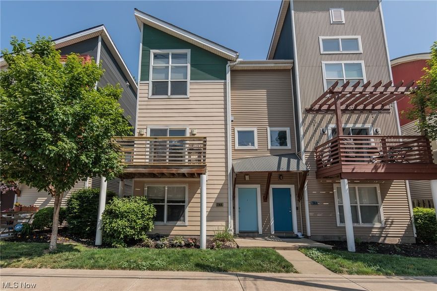 Welcome to this impressive townhome located in the heart of Tremont! Walking distance to all the restaurants, bars, parks, and shopping Tremont has to offer. Also, minutes from downtown, Cleveland Clinic, UH, and Metro! Step into the first level of the home and you are welcomed by a bonus room that could be a bedroom, office space, or rec room. The first floor also has a full bath! Walk upstairs to the second level and it has a large open family room and kitchen. This level has a ton of natural light from all the windows, and the sliding glass door that goes out to the balcony. The kitchen has plenty of cabinet space,  stainless steel appliances, and beautiful granite countertops. The third floor boasts two nicely sized bedrooms. The master bedroom includes a large en suite. The home has been recently updated with fresh paint and new carpet throughout, as well as, a new deck over looking Starkweather!! Do not miss out on this Townhome, it has so much to offer!