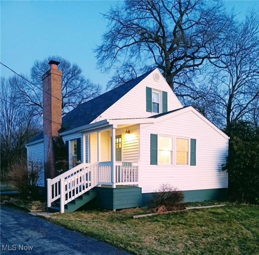 Come take a look at this tastefully updated home on 1 acre of land with an absolute gorgeous view looking over a 100+ acre horse training facility (the former Willow Woods Golf Course). Enjoy your own horses/ponies, pigs, chickens etc. on this beautiful acre. The outside has a newer roof, updated siding/gutters, updated exterior doors, new windows & cozy covered front porch along with spacious carport. Inside you'll be greeted with an entry sitting area perfect for watching the evening sunset. Relax in the spacious living room with stone fireplace and open staircase. The first floor has a master bedroom w/ walk in closet, updated bathroom and a renovated eat-in kitchen with ample cabinet & counter space. A convenient 1st floor stackable laundry area completes the main floor. Upstairs are 2 bedrooms with newer carpeting. The basement has another laundry area w/ laundry tub, updated electrical panel and newer hot water tank.