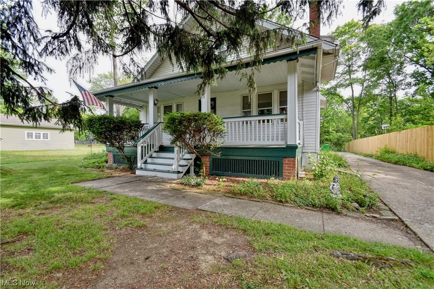 Attention, Investors and Handymen! This Colonial home in South Euclid holds immense potential and is waiting for your creative touch. It presents a fantastic opportunity for rehabbers or homeowners with handy skills. The kitchen has been tastefully remodeled, boasting professional finishes. Featuring a generously-sized living room with a cozy wood-burning fireplace, a formal dining room, four spacious bedrooms (including one on the first floor), a full bath with the potential for a second, a convenient first-floor office and a mudroom off the garage, this house is an absolute must-see. Positioned on over one-quarter acre of land, the home enjoys a setback location and offers an over-sized garage that could serve as a versatile workshop. The full unfinished basement provides a blank canvas or ample storage space. Additionally, a charming front porch beckons the homeowner to unwind and relax. Don't miss the chance to restore this home to its original beauty.