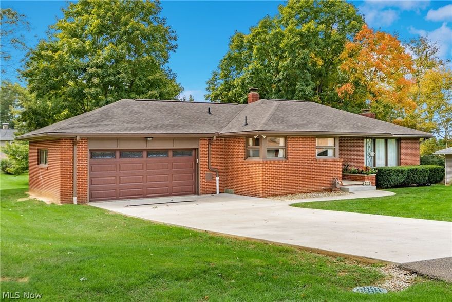 This all  Brick ranch home is ready for you to move in and enjoy.   Three bedroom / 1 bath up with eat in kitchen, living room, and informal dining area.  Beautiful exposed wood flooring throughout home.    New roof 2021 New driveway, sidewalk, drainage 2019   New exterior doors 2019    Two car garage and beautiful rear yard.